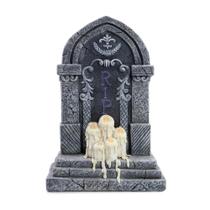 Decoração Halloween Tumulo com Led e Sons de Terror
