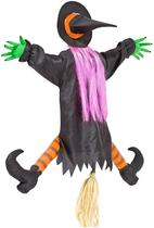 Decoração inflada com ventilador Gemmy Crashing Witch Betty Black Decoração inflada com ventilador Gemmy Crashing Witch Betty Black