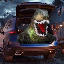 Decoração inflável de Halloween ZPISF Dinosaur 1,1 m com LEDs Decoração inflável de Halloween ZPISF Dinosaur 1,1 m com LEDs