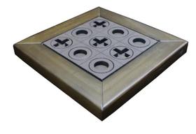 Decoração Jogo da Velha em Madeira e Recouro Goods BR 182013