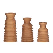 Decoração Kit Vasos em Madeira Mart 19899