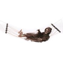 Decoração Lazy Bones Reaper de 90 cm em Hammock de 150 cm Fun World