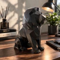 Decoração Leão 18cm Estátua Moderna Estilo Geométrico Decoração Leão 18cm Estátua Moderna Estilo Geométrico