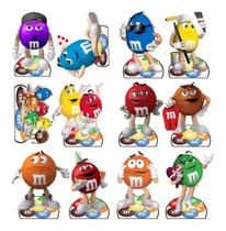 Decoração M&m's - 10 Displays De 30cm Totens