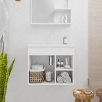 Decoração Moderna Conjunto Gabinete Banheiro Completo Nicho Kit Aéreo 1 Porta Clássica Decoração Moderna Conjunto Gabinete Banheiro Completo Nicho Kit Aéreo 1 Porta Clássica