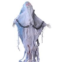 Decoração Monstro Caveira Fantasma Luz som Sensor pra Sua Festa de Halloween