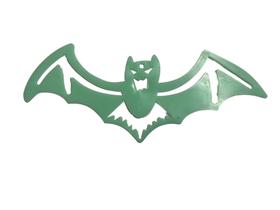 Decoração Morcego Neon Brilha No Escuro 27,5cm Festa