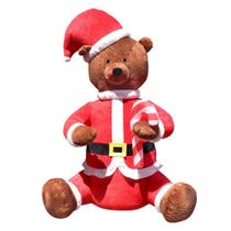 Decoração Natal Urso Noel Inflável 3 Metros Altura Luz Led Interna Inflign Encantador - Wincy Natal