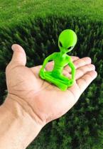 Decoração Para Casa Enfeite Alienígena Alien ET Extraterreste Sentado Pernas Cruzadas Impressão 3D