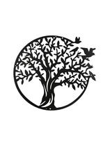 Decoração para Parede Árvore da Vida em Metal Vazado 40cm