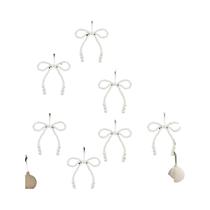 Decoração Para Quarto De Meninas, Laço De Pérola Imitada Feito À Mão, Pendente De Franja De Natal, 6 Decoração Para Quarto De Meninas, Laço De Pérola Imitada Feito À Mão, Pendente De Franja De Natal, 6