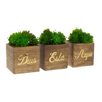 Decoração para Sala - Vaso Decorativo - Madeira + Acrílico Espelhado Dourado Decoração para Sala - Vaso Decorativo - Madeira + Acrílico Espelhado Dourado