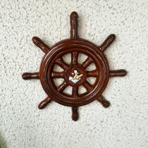 Decoração Parede Em Resina Timão Âncora E Farol Mar Praia