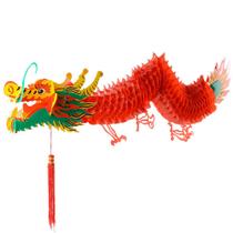 Decoração pendurada Paper Dragon Garland AMS Ano Novo Chinês