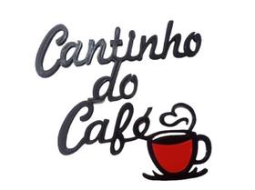 Decoração Placa Cantinho Do Café Parede Decorativo Aplique