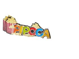 Decoração Placa para Festa Junina Arraia Pipoca- 01 Unidade