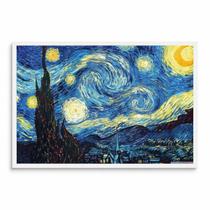 decoração Quadro arte Van gogh noite estrelada Emoldurado decoração Quadro arte Van gogh noite estrelada Emoldurado
