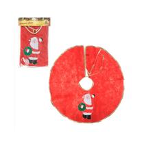 Decoração Saia P/ Base Arvore De Natal Papai Noel 60Cm Decoração Saia P/ Base Arvore De Natal Papai Noel 60Cm