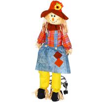 Decoração Scarecrow Shappy Fall 152,4 cm de largura para Halloween Decoração Scarecrow Shappy Fall 152,4 cm de largura para Halloween