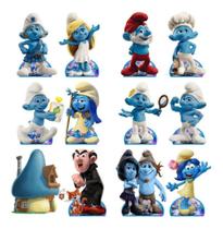 Decoração Smurfs - 10 Displays De 20cm Totens