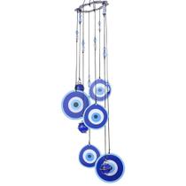 Decoração suspensa Wind Chimes YU FENG Blue Evil Eye 48 cm