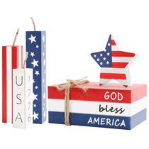 Decoração: SYNCVIBE, 4 de julho, 7 peças centrais de mesa