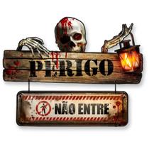 Decoraçãp De Porta Perigo Não Entre Un - Regina