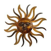 Decoración de pared con rostro solar Benzara rústica de 35 cm Decoración de pared con rostro solar Benzara rústica de 35 cm