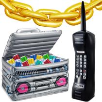 Decoraciones para Fiesta Cunhill Enfriador Inflable Boom Box Años 80 y 90