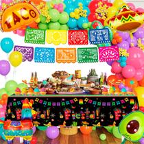 Decoraciones para Fiesta Mexicana Kit de Guirnalda con 62 Globos
