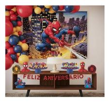 Decorações Completas Do Homem Aranha Para Aniversários - Pifer