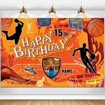 Decorações de aniversário, banners, decodificam basquete personalizado Decorações de aniversário, banners, decodificam basquete personalizado