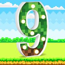 Decorações de aniversário do jogo Light-Up Number AXBMM 8.5 Pixel Decorações de aniversário do jogo Light-Up Number AXBMM 8.5 Pixel