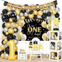 Decorações de aniversário Hombae Mr Onederful 1st Birthday Boy