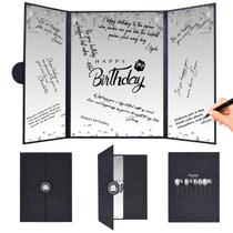Decorações de aniversário, livro de assinatura de convidados, Black Crenics