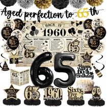 Decorações de aniversário Yoyuspy Vintage 65th Em 1960