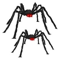 Decorações de aranha de Halloween ao ar livre FathiSOOC 152cm+91cm Decorações de aranha de Halloween ao ar livre FathiSOOC 152cm+91cm