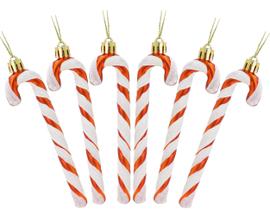 Decorações de árvore de Natal Conceitos de Natal Candy Cane Decorações de árvore de Natal Conceitos de Natal Candy Cane
