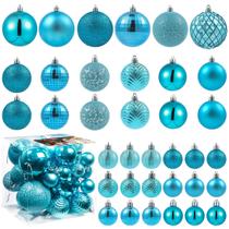 Decorações de árvore de Natal LANGXUN Acid Blue 36 unidades Decorações de árvore de Natal LANGXUN Acid Blue 36 unidades