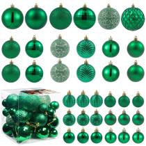 Decorações de árvore de Natal LANGXUN Emerald Green x36