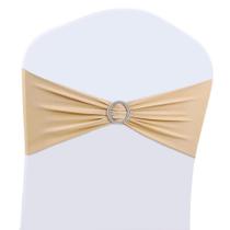 Decorações de cadeira Boshen 100PCS Stretch Chair Bows Sashes