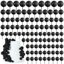 Decorações de cobertura de bolo BOUBONI Black Balls 138 unidades Decorações de cobertura de bolo BOUBONI Black Balls 138 unidades
