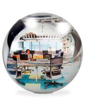 Decorações de cubículo Skywin TidyFriend Convex Mirror Silver Decorações de cubículo Skywin TidyFriend Convex Mirror Silver