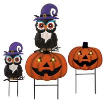 Decorações de estacas de jardim de Halloween TERESA'S COLLECTIONS Metal