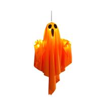 Decorações De Fantasmas Assustadores Pendentes 50X40cm Fantasma Branco Iluminado Para Árvore De