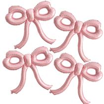 Decorações de festa Balloon YTHETM Pink Bow, 4 peças para meninas Decorações de festa Balloon YTHETM Pink Bow, 4 peças para meninas