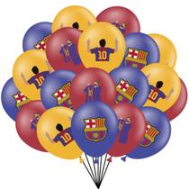 Decorações de festa, balões de Barcelona, 30 unidades para tema de futebol Decorações de festa, balões de Barcelona, 30 unidades para tema de futebol