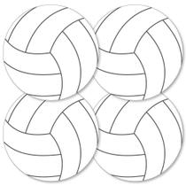Decorações de festa Big Dot of Happiness Volleyball 20 recortes Decorações de festa Big Dot of Happiness Volleyball 20 recortes