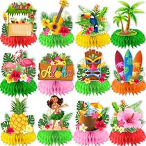 Decorações de festa Biswiter Luau Centerpieces 12 unidades Decorações de festa Biswiter Luau Centerpieces 12 unidades