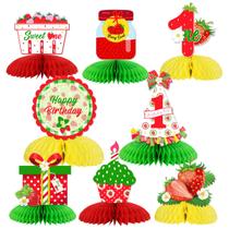 Decorações de festa Cheereveal Strawberry, 1º aniversário Decorações de festa Cheereveal Strawberry, 1º aniversário